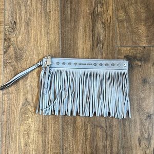 Michael Kors Billy Suede Clutch